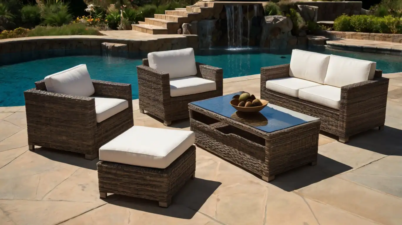 Wicker Set Outdoor Furniture