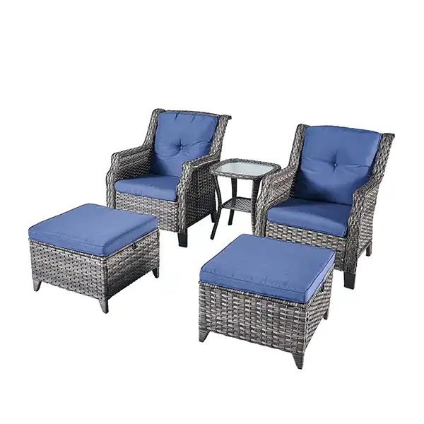 Navy Elegance Chair Set